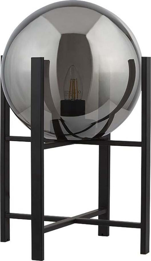 Lampada-Da-Scrivania-Contemporanea-Amsterdam-Acciaio-Nero-Vetro-Fumè-1-Luce-E27
