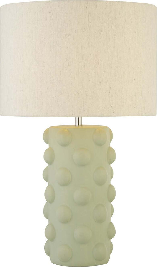 Lampada-Da-Scrivania-Contemporanea-Bolla-Ceramica-Verde-Tessuto-1-Luce-E14