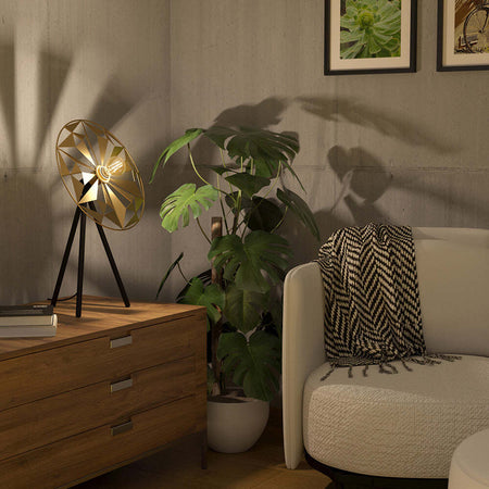 Lampada-Da-Scrivania-Contemporanea-Castanuelo-1-Luce-Acciaio-Nero-E-Oro