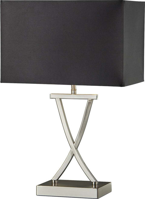 Lampada-Da-Scrivania-Contemporanea-Club-Acciaio-Argento-Tessuto-Nero-1-Luce-E14