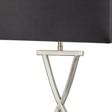 Lampada-Da-Scrivania-Contemporanea-Club-Acciaio-Argento-Tessuto-Nero-1-Luce-E14