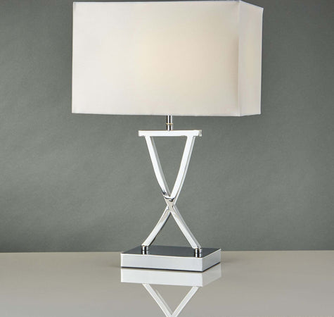 Lampada-Da-Scrivania-Contemporanea-Club-Acciaio-Cromo-Tessuto-Bianco-1-Luce-E14