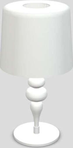 Lampada-Da-Scrivania-Contemporanea-Eva-D30Cm-In-Plastica-Bianca-E-Alluminio