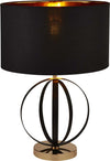 Lampada-Da-Scrivania-Contemporanea-Foschia-Acciaio-Nero-Oro-1-Luce-E27
