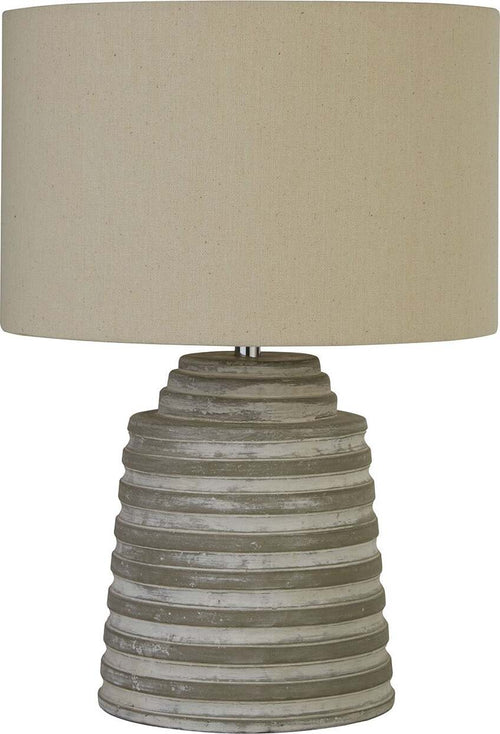 Lampada-Da-Scrivania-Contemporanea-Liana-Cemento-Cromo-Tessuto-1-Luce-E14