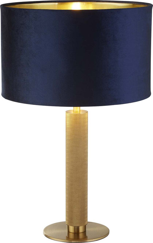 Lampada-Da-Scrivania-Contemporanea-Londra-Acciaio-Ottone-Velluto-Blu-1-Luce-E27