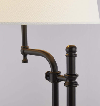 Lampada-Da-Scrivania-Contemporanea-Monaco-Acciaio-Nero-Marrone-1-Luce-E27