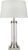 Lampada-Da-Scrivania-Contemporanea-Pedestal-Acciaio-Argento-1-Luce-E27