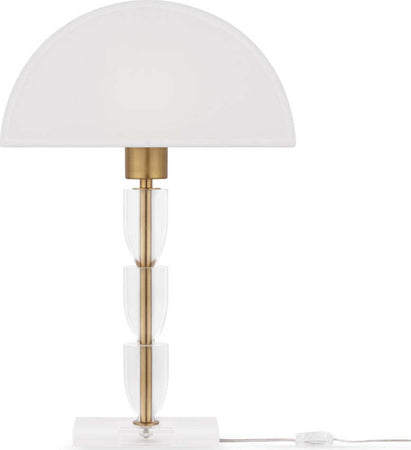 Lampada-Da-Scrivania-Contemporanea-Prima-Metallo-Ottone-Diffusore-Cotone-Bianco