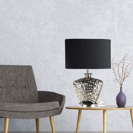 Lampada-Da-Scrivania-Contemporanea-Rete-Metallo-Cromo-1-Luce-E27