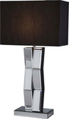 Lampada-Da-Scrivania-Contemporanea-Riflettere-Vetro-Nero-Tessuto-1-Luce-E27