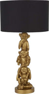 Lampada-Da-Scrivania-Contemporanea-Scimmia-Policarbonato-Oro-Nero-1-Luce-E27