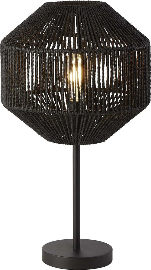Lampada-Da-Scrivania-Contemporanea-Vimini-Acciaio-Nero-Tessuto-Bianco-1-Luce-E27