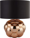 Lampada-Da-Scrivania-Effervescente-Vetro-Rame-Acciaio-Nero-1-Luce-E27
