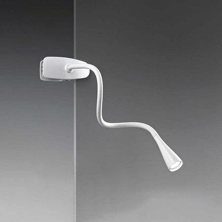 Lampada-Da-Scrivania-In-Metallo-Moderna-Clip-Snake-Bianco-Led