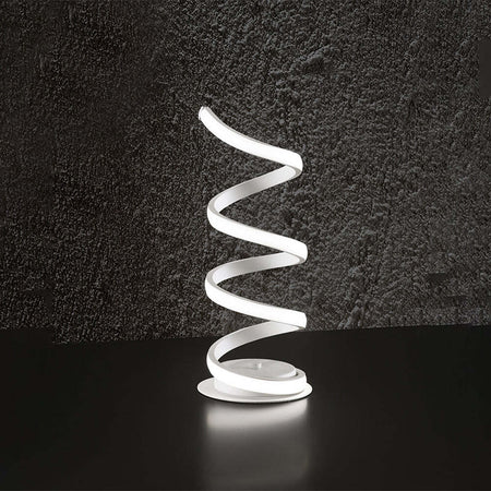 Lampada-Da-Scrivania-In-Metallo-Moderna-Nest-Bianco-Led-Luce-Calda