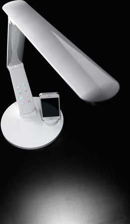 Lampada-Da-Scrivania-In-Plastica-Moderna-Leg-Bianco-Led