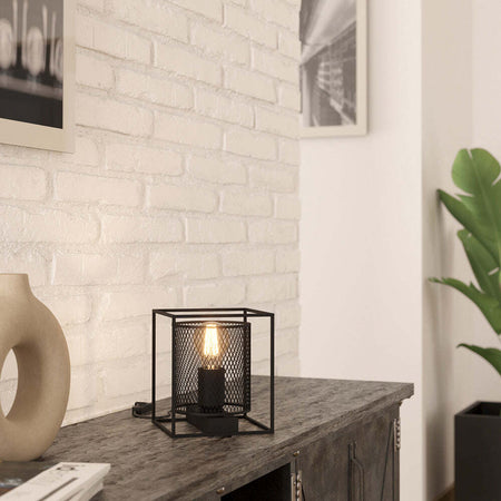 Lampada-Da-Scrivania-Industrial-Catterick-1-Luce-Acciaio-Nero