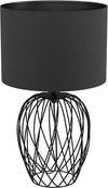 Lampada-Da-Scrivania-Industrial-Nimlet-1-Luce-Acciaio-Nero-Diffusore-Nero