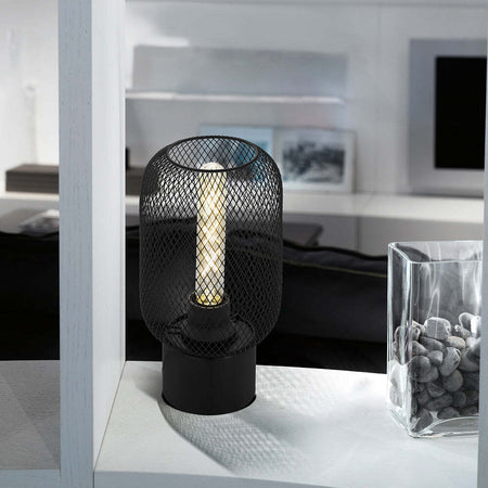 Lampada-Da-Scrivania-Industrial-Wrington-1-Luce-Acciaio-Nero