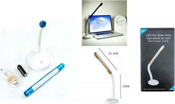 Lampada-Da-Scrivania-Led-D24-Snodabile-Ufficio-Pc-Notebook-Ricaricabile