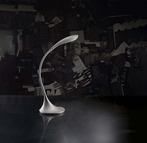 Lampada-Da-Scrivania-Moderna-Flessibile-Puddy-Grigio-Led