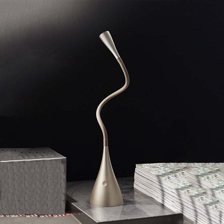 Lampada-Da-Scrivania-Moderna-Snake-Oro-Led