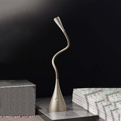 Lampada-Da-Scrivania-Moderna-Snake-Oro-Led