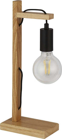 Lampada-Da-Scrivania-Nordico-Tribeca-Acciaio-Marrone-Legno-Nero-1-Luce-E27