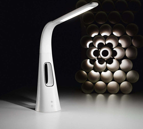 Lampada-Da-Scrivania-Plastica-Moderna-Blow-Bianco-Led