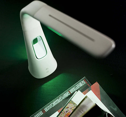 Lampada-Da-Scrivania-Plastica-Moderna-Blow-Bianco-Led