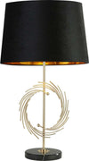 Lampada-Da-Scrivania-Romano-Marmo-Nero-Metallo-Oro-Tessuto-Nero-1-Luce-E27