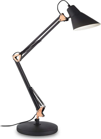Lampada-Da-Scrivania-Ufficio-Moderna-Sally-Metallo-Nero-E-Rame-1-Luce-E27