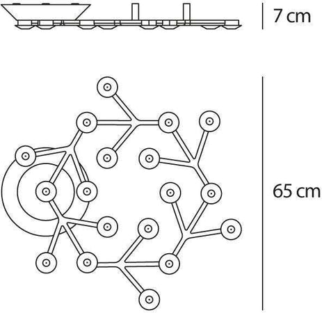 Lampada da soffitto Artemide LED Net