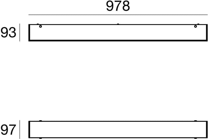 Lampada da soffitto LED Linea Light Gluèd_SB (large 29W)