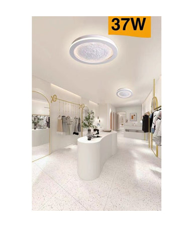 Lampada Da Soffitto Plafoniera Led 37 W Cct 3 Colorazioni Di Luce Bianco C56-b3c