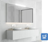 Lampada da Specchio Bagno a LED 40 cm 10W 1200lm Luce Bianca Neutra 4000K Impermeabile IP44 Applique 230V Classe II (Senza Interruttore)