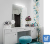 Lampada da Specchio Bagno a LED 40 cm 10W 1200lm Luce Bianca Neutra 4000K Impermeabile IP44 Applique 230V Classe II (Senza Interruttore)