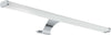 Lampada da Specchio Cromata Lunghezza 60 cm a LED Protezione Schizzi IP44 Luce Calda 1680 lumen - ESPOSTA NO CONFEZIONE
