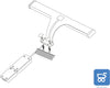 Lampada da Specchio Cromata Lunghezza 60 cm a LED Protezione Schizzi IP44 Luce Calda 1680 lumen - ESPOSTA NO CONFEZIONE
