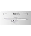Lampada Da Specchio Led 12w 3 Modalità Di Luce Fredda Calda Naturale Ip40 F03-3c