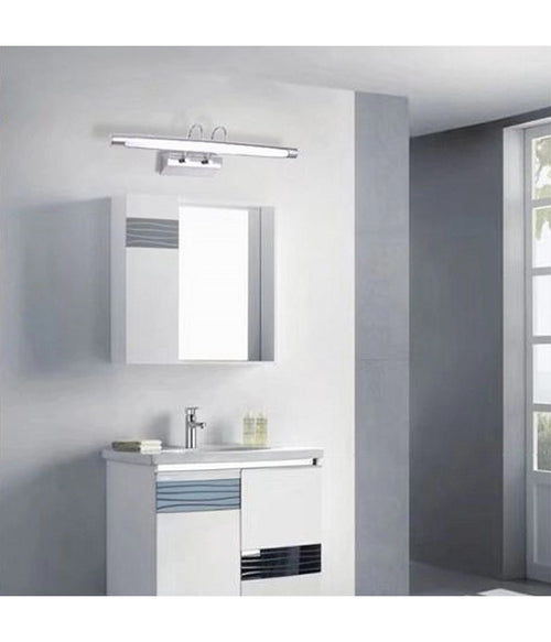 Lampada Da Specchio Led 12w 3 Modalità Di Luce Fredda Calda Naturale Ip40 F03-3c