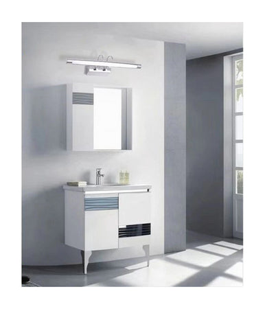 Lampada Da Specchio Led 12w 3 Modalità Di Luce Fredda Calda Naturale Ip40 F03-3c