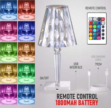 Lampada-Da-Tavola-Ricaricabile-16-Colori-Effetto-Cristallo-Con-Telecomando-Usb