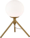 Lampada-Da-Tavolo-1-Sfera-In-Vetro-Lume-Supporto-Treppiedi-Abat-Jour-Bronzo-D35-Universo