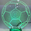 Lampada Da Tavolo A Batterie Usb Pallone Calcio Con Stemma Logo Napoli Calcio Illuminazione/Illuminazione per interni/Lampade/Lampade da tavolo e abat-jour Trade Shop italia - Napoli, Commerciovirtuoso.it