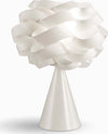 Lampada-Da-Tavolo-A-Cono-1-Luce-Cloud-In-Polilux-Bianco-Made-In-Italy