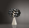 Lampada-Da-Tavolo-A-Cono-1-Luce-Cloud-In-Polilux-Nero-Made-In-Italy
