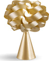 Lampada-Da-Tavolo-A-Cono-1-Luce-Cloud-In-Polilux-Oro-Made-In-Italy