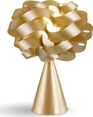 Lampada-Da-Tavolo-A-Cono-1-Luce-Cloud-In-Polilux-Oro-Made-In-Italy